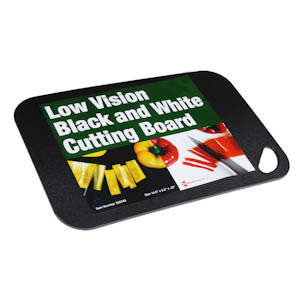 Cutting board, black on one side, white on other