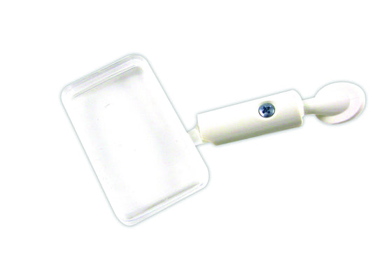 A magnifier used in conjunction with a sewing machine