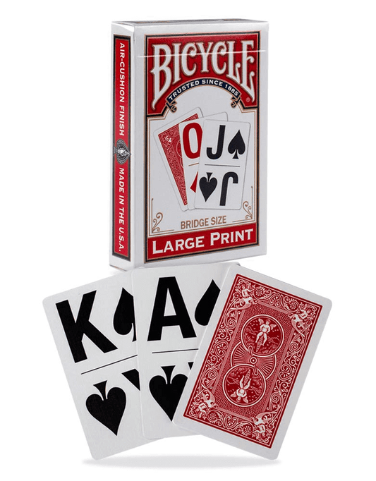 Large print playing cards