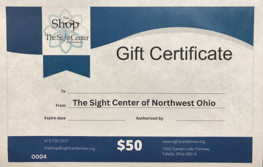 The Shop at the Sight Center Gift Cards