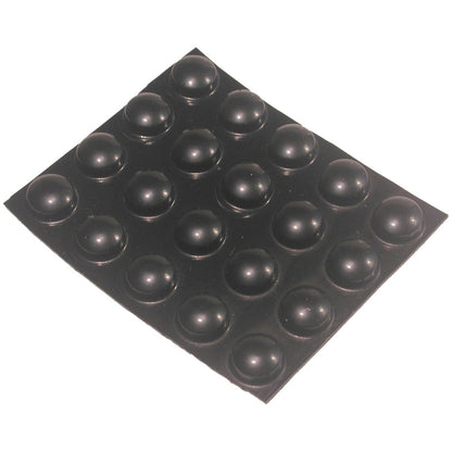 rectangle of 20 black bump dots