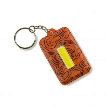 This little light of mine will shine, shine, shine with an orange case and a keychain