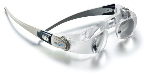 A Pair of Max Detail Glasses with Dial on each side to increase viewing distance