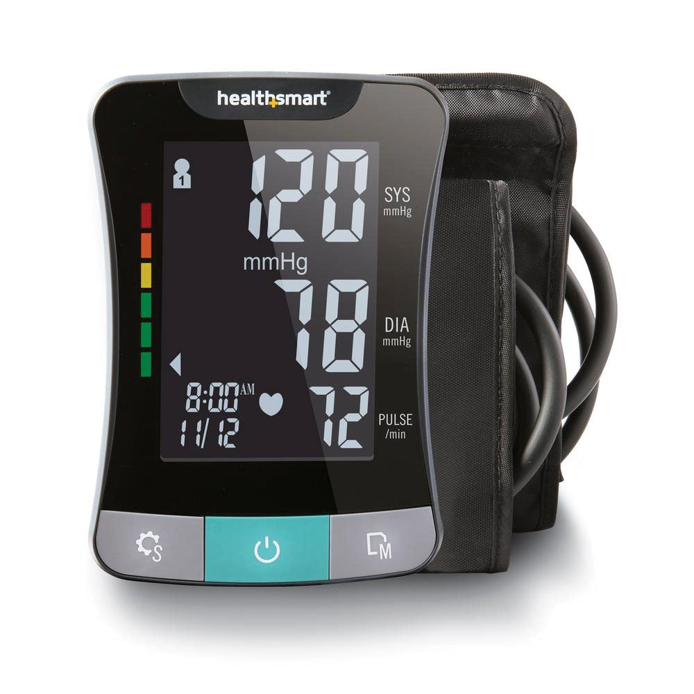 Black blood pressure monitor for wrist-- 120 over 78
